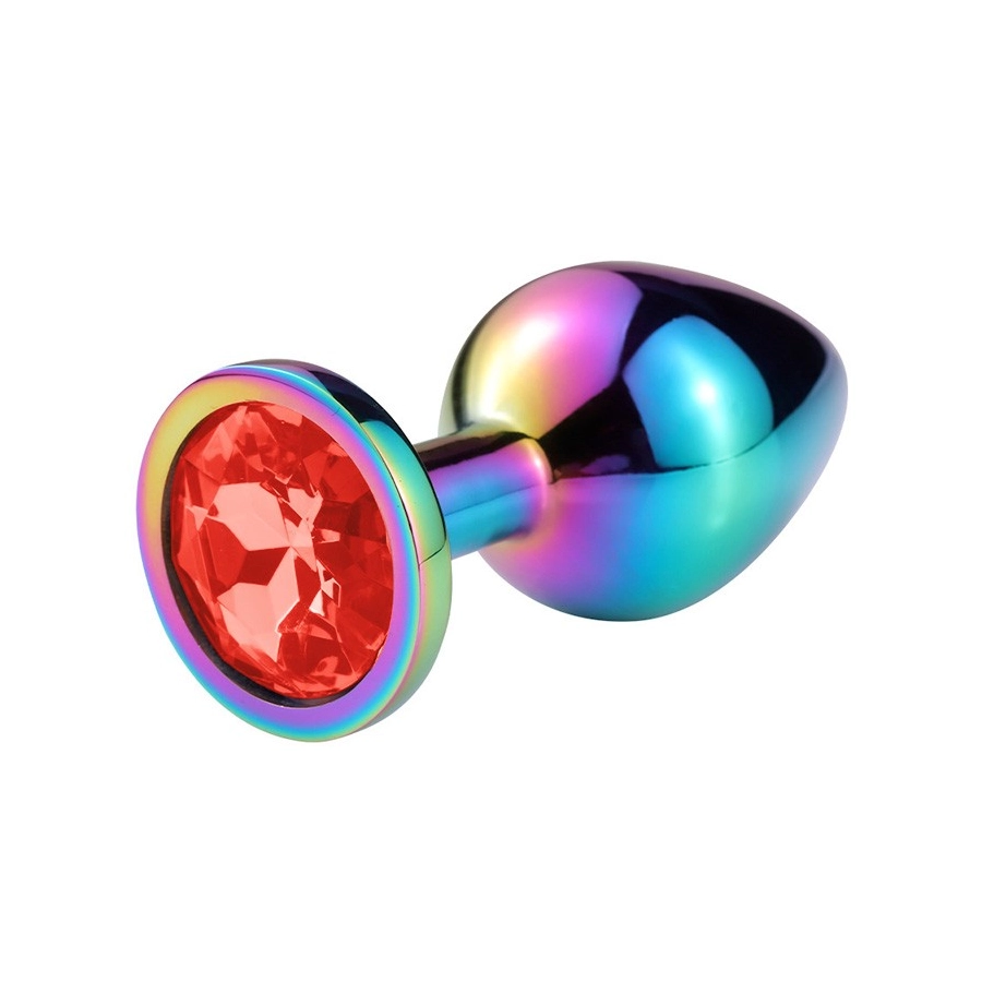 Plug Anal Acier Inoxydable – Arrondi, Tailles S/M/L - Strass