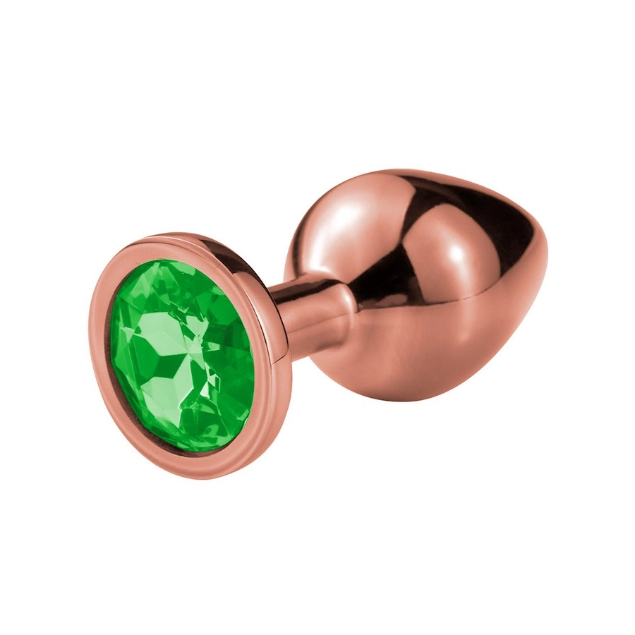 Plug Anal Acier Inoxydable – Arrondi, Tailles S/M/L - Strass