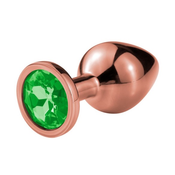 Plug Anal Acier Inoxydable – Arrondi, Tailles S/M/L - Strass Plug Anal Acier Inoxydable – Arrondi, Tailles S/M/L - Strass