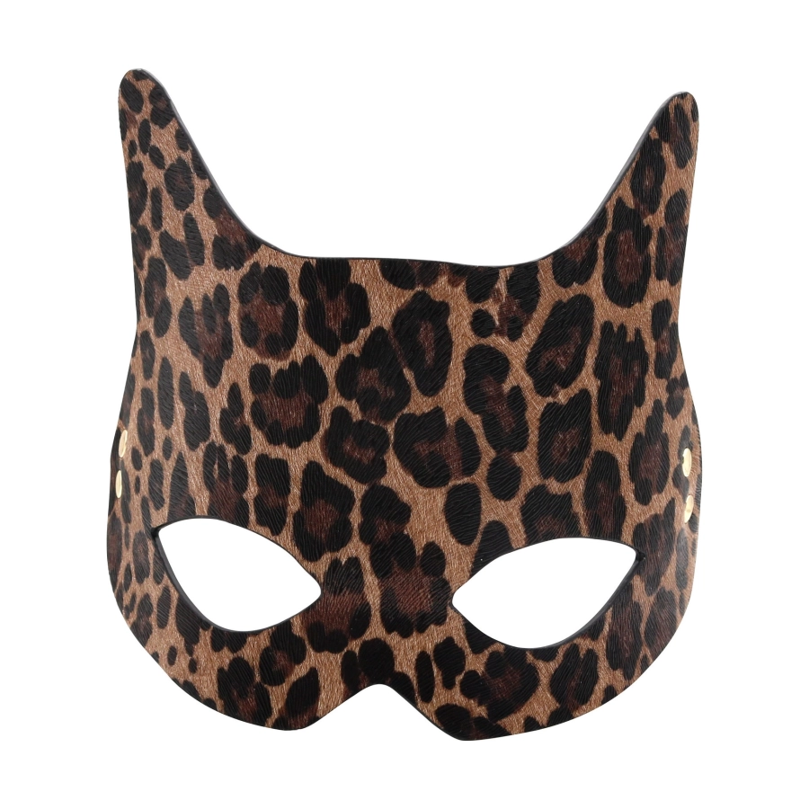 Kit BDSM Jungle Sauvage, Set Complet en Cuir Léopard