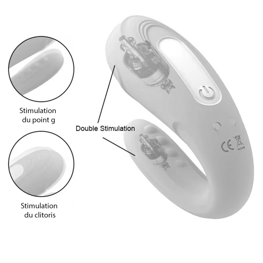 Démeter – Double stimulateur Clitoris & Point G, Télécommande