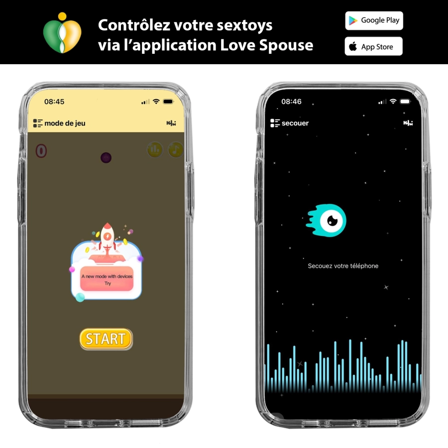Nyx – Œuf Vibrant Connecté via une Application Smartphone