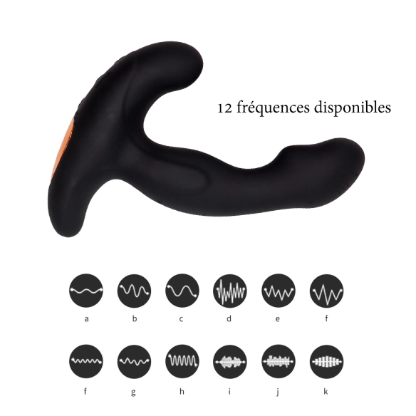 Apollon – Stimulateur Prostatique, Télécommande, 12 Modes