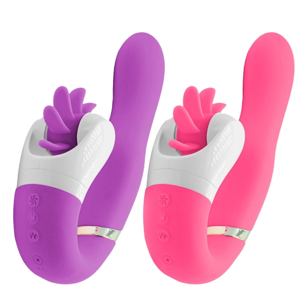 Calypso –Stimulateur Clitoris et Point G, Langue Rotative