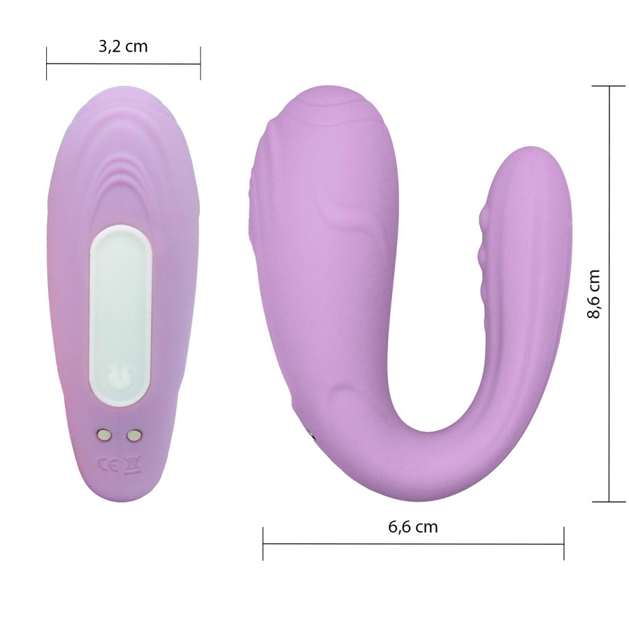 Démeter – Double stimulateur Clitoris & Point G, Télécommande
