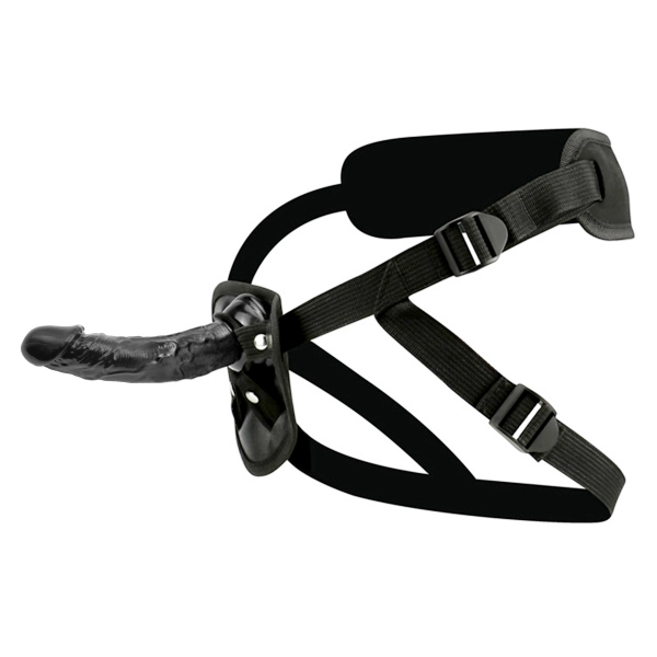 Junon – Gode Ceinture Cuir avec Harnais Ajustable, Gode Nervuré