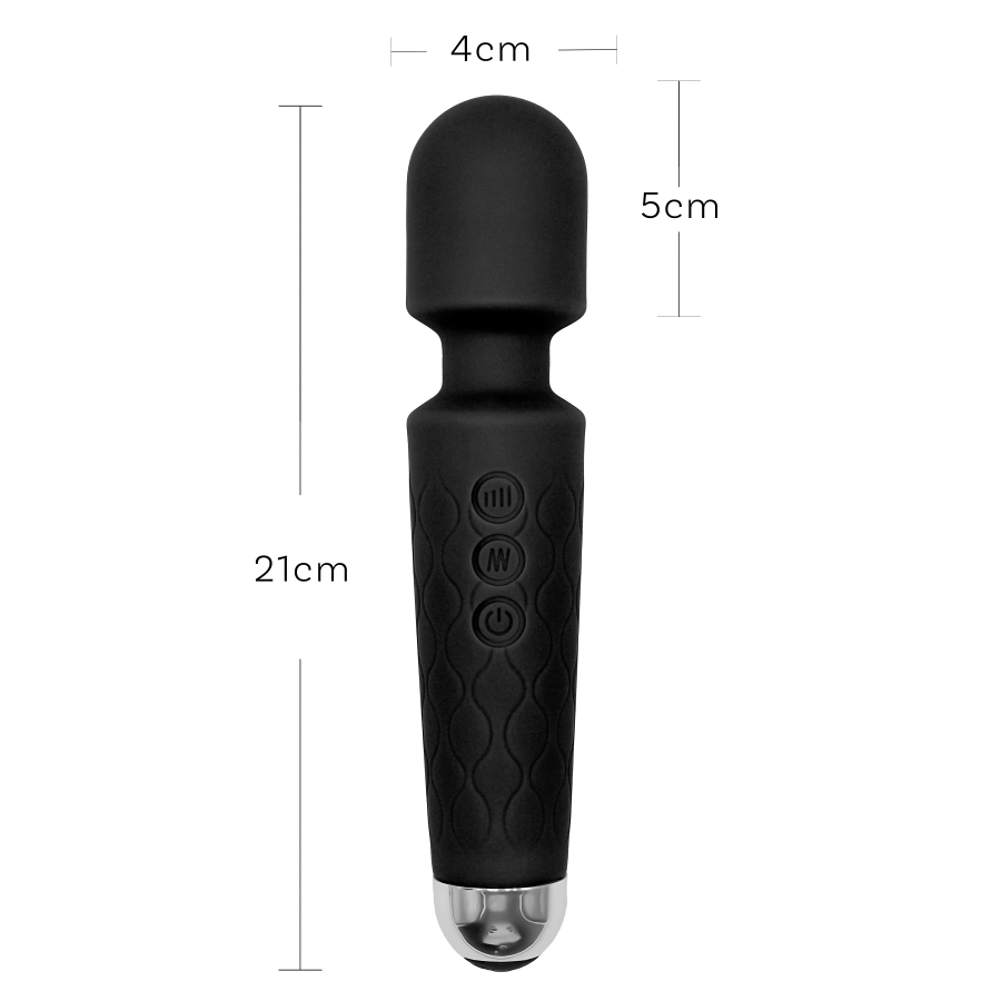 Hermès – Wand Massager Clitoridien, 20 Modes, 8 Intensités