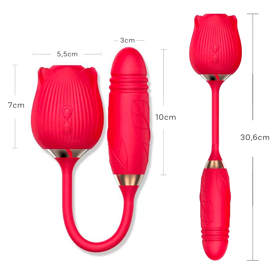 Gaïa – Stimulateur 2-en-1, Succion clitoris & Œuf Vibrant