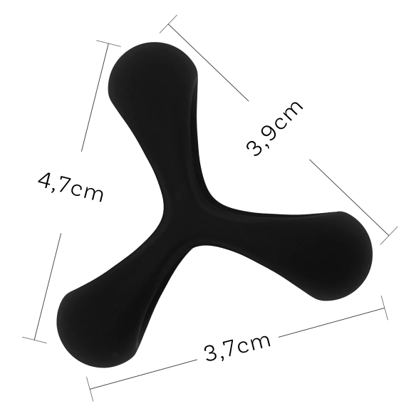 Iris – Anneau Pénien & Testicules, Silicone – Anti-éjaculation