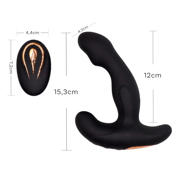 Apollon – Stimulateur Prostatique, Télécommande, 12 Modes