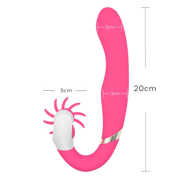 Calypso –Stimulateur Clitoris et Point G, Langue Rotative